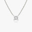 1.0 CT Princess Solitaire Lab Grown Diamond Neckl