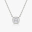 0.10 TCW Round Lab Grown Diamond Necklace