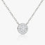 0.12 TCW Round Lab Grown Diamond Necklace