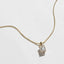 1.2 CT Emerald Solitaire Lab Grown Diamond Necklac
