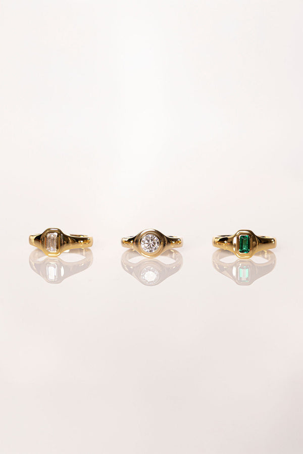 Solari Round Pinky Ring