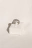 6.85ct Pear Lab Grown Diamond Band - Size N 1/2