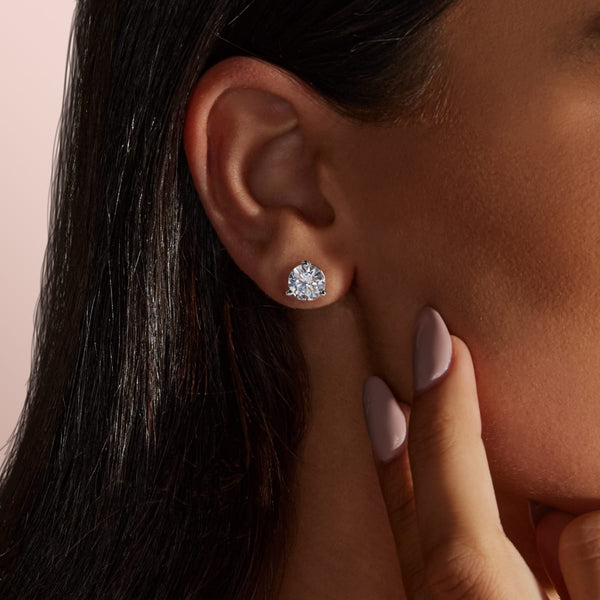 0.50 CT-4.0 CT Round Solitaire Lab Grown Diamond E