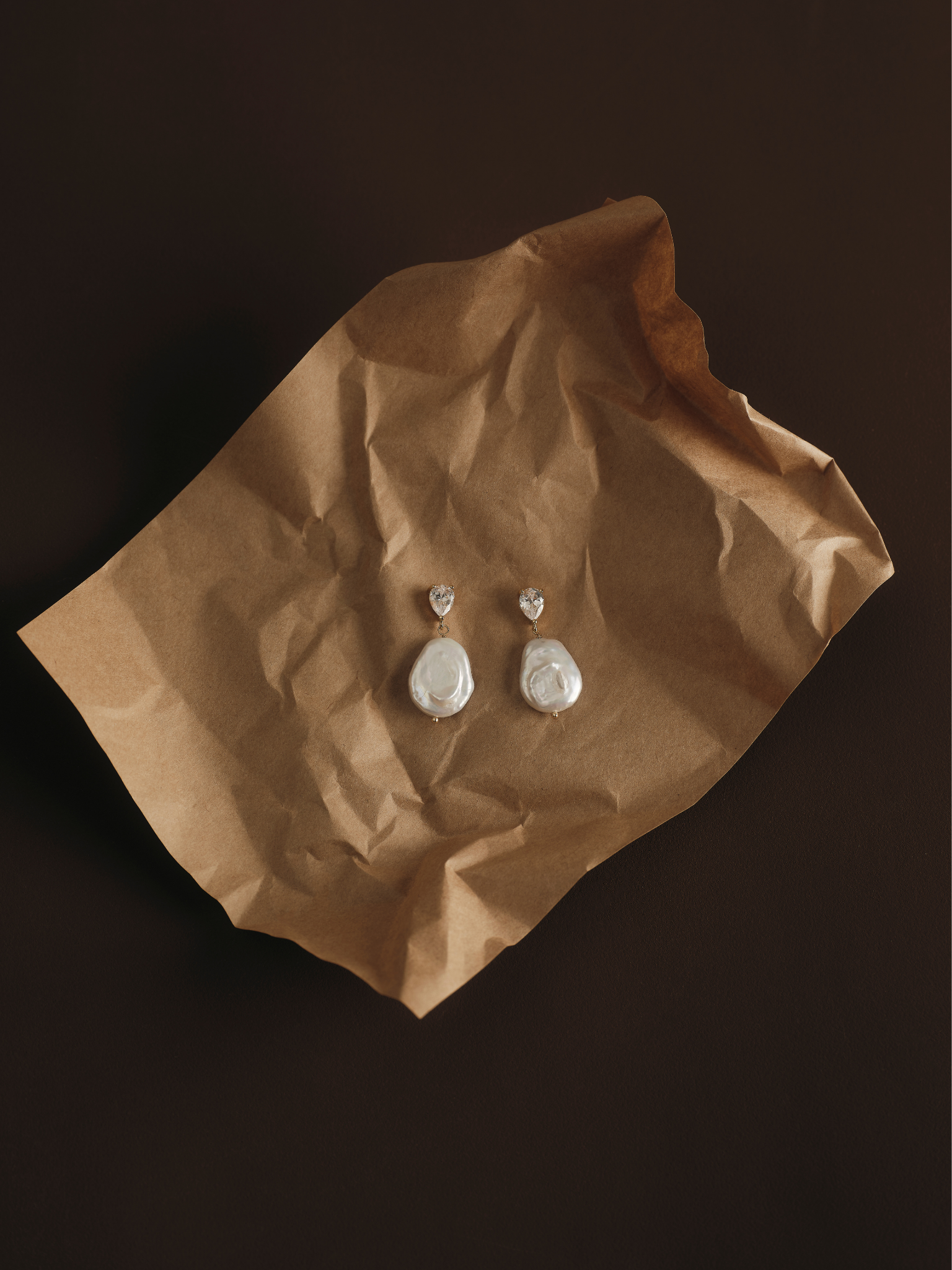 Pearl Drop Earrings Secondary image