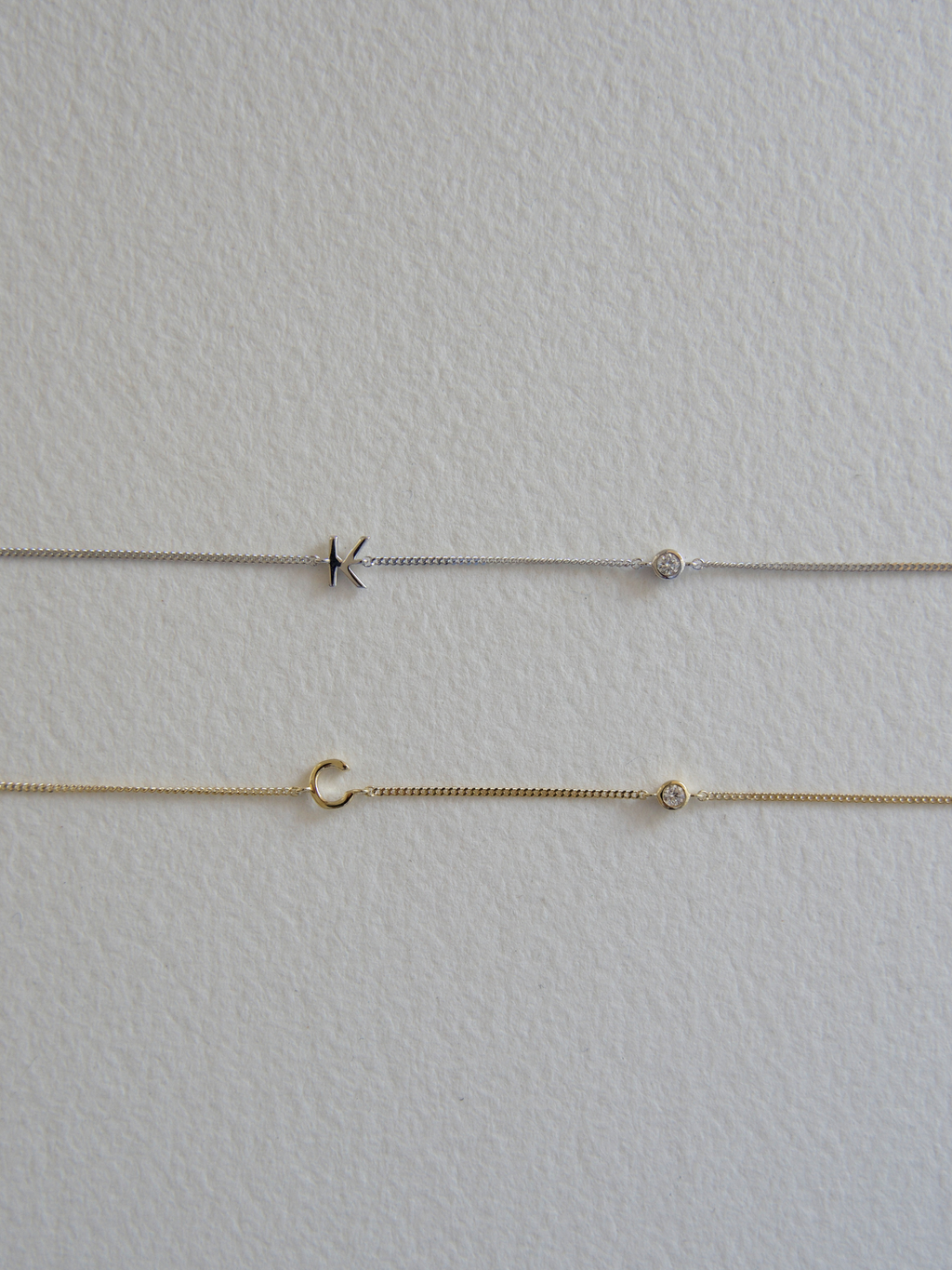 Initial Lab Diamond Bracelet