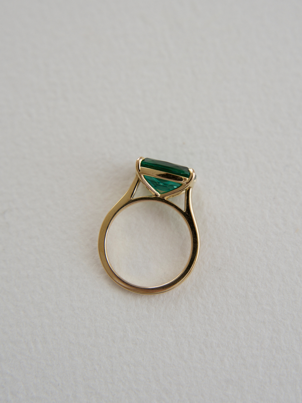 Hayley Emerald Dress Ring