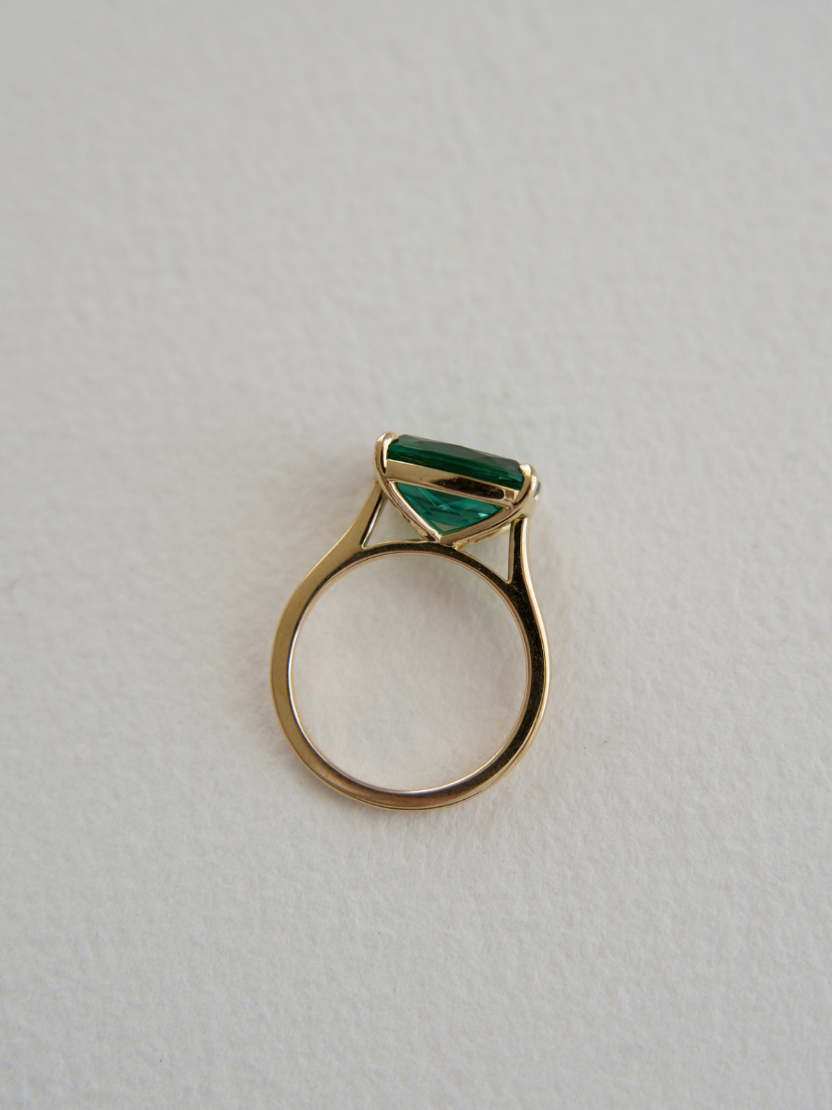 Hayley Emerald Dress Ring