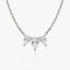 1.0 TCW Pear  Lab Grown Diamond Necklace