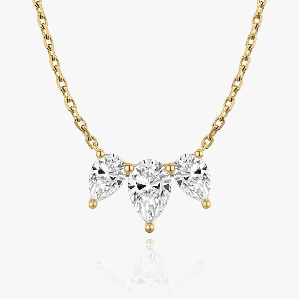 2.0 TCW Pear Lab Grown Diamond Necklace