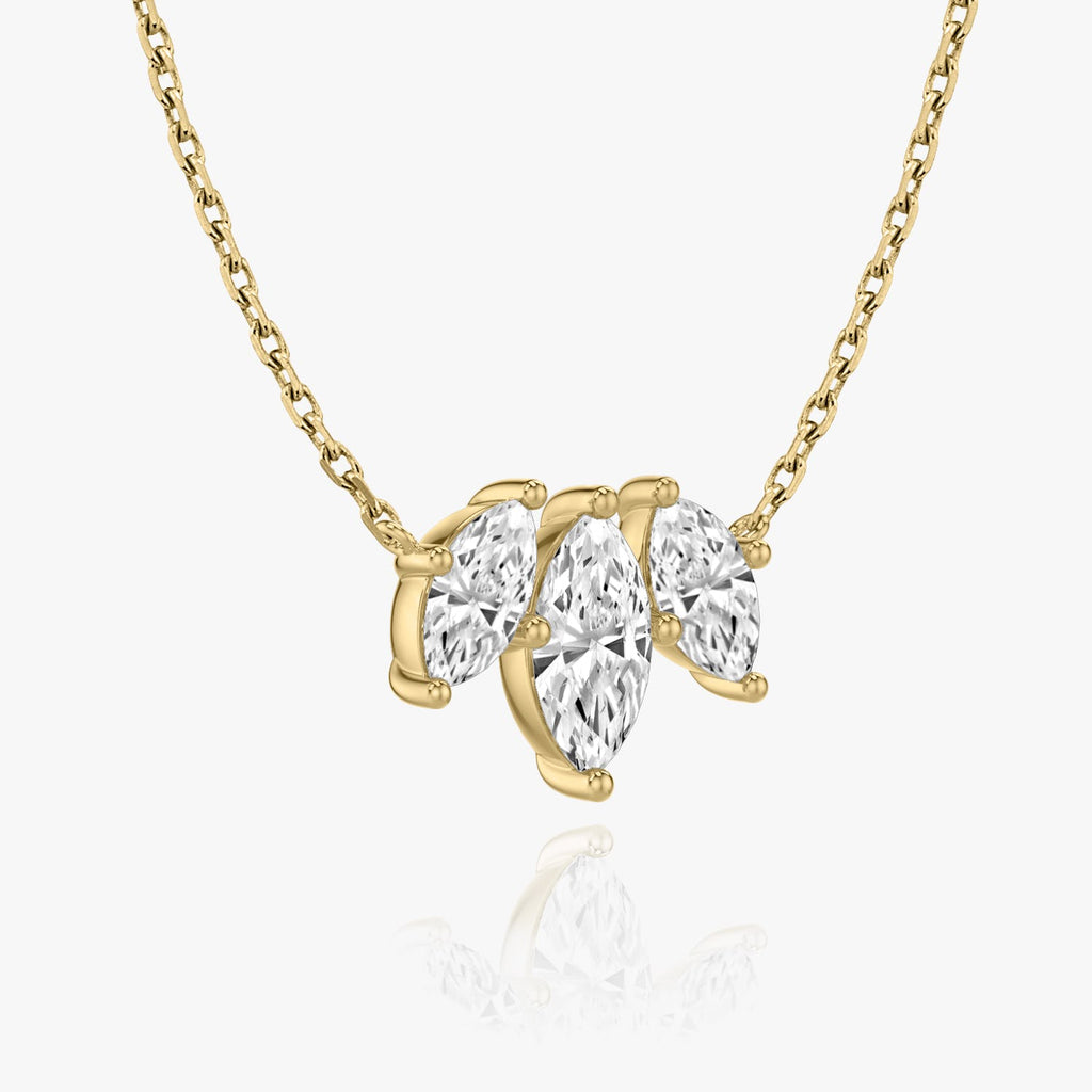 2.0 TCW Marquise Lab Grown Diamond Necklace