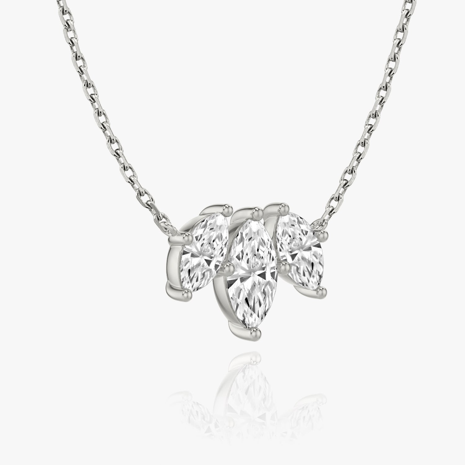 2.0 TCW Marquise Lab Grown Diamond Necklace 副图