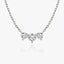1.0 TCW Round  Lab Grown Diamond Necklace