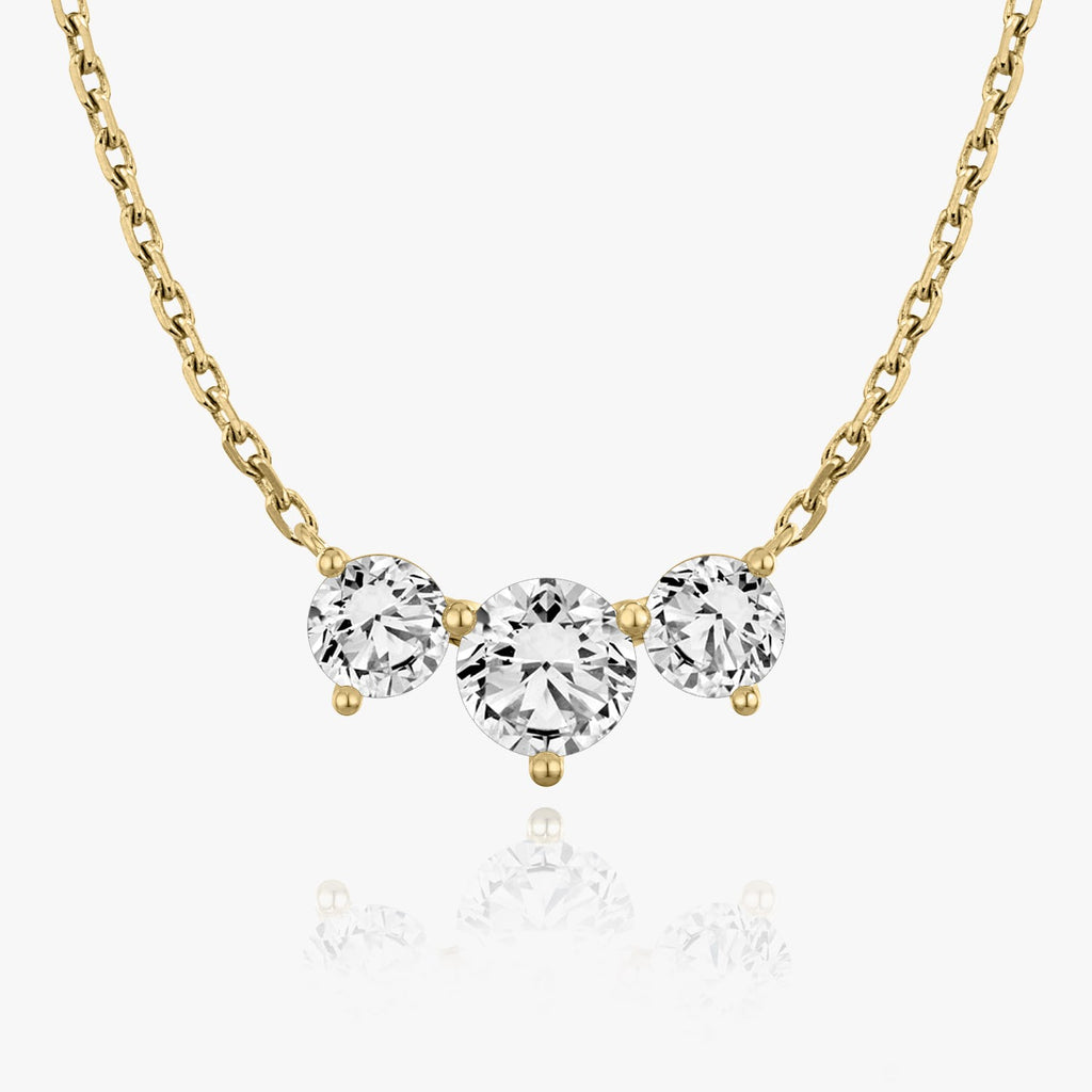 2.0 TC Round Lab Grown Diamond Necklace