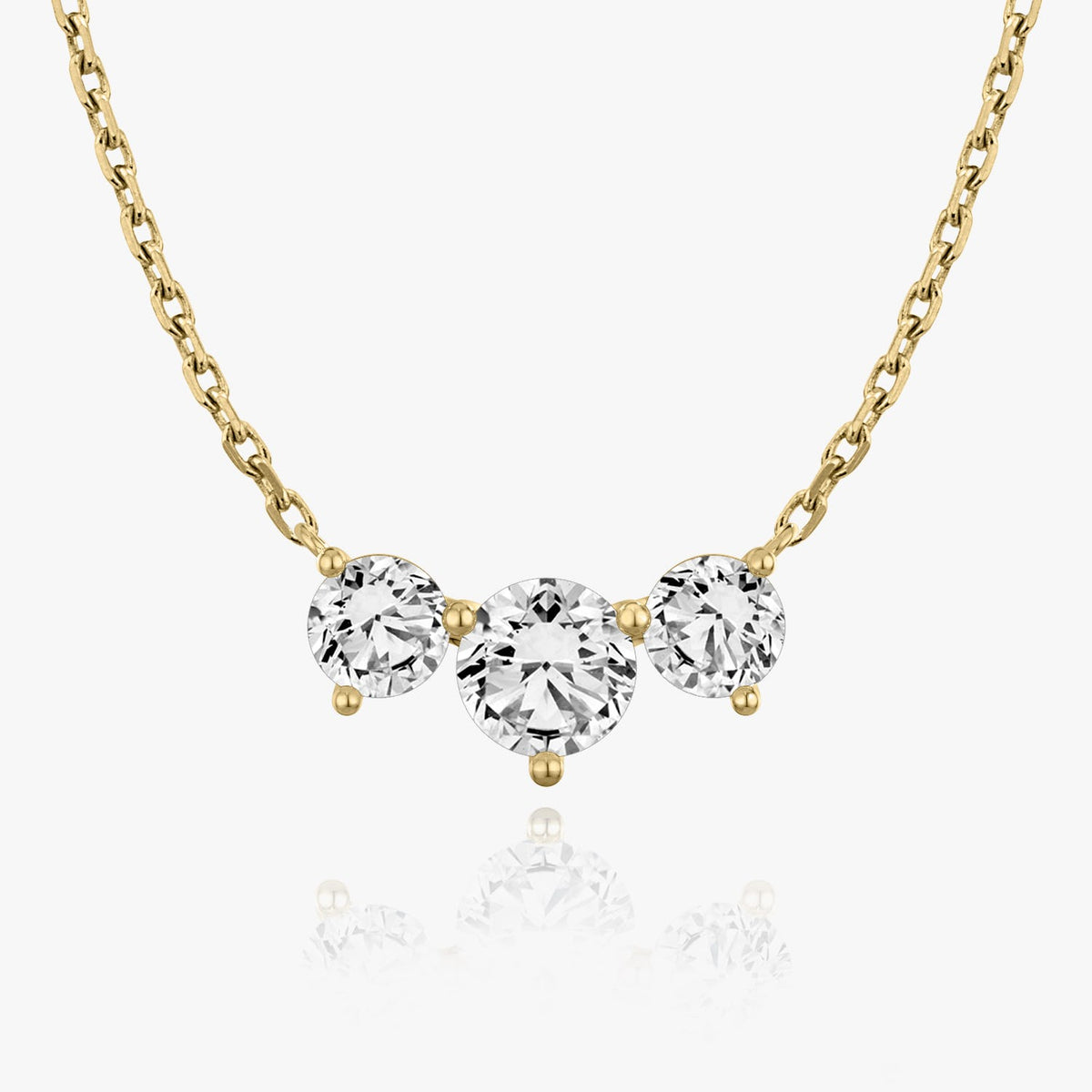 2.0 TC Round Lab Grown Diamond Necklace