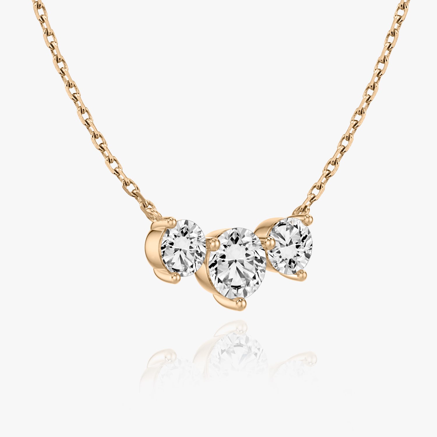 2.0 TC Round Lab Grown Diamond Necklace 副图