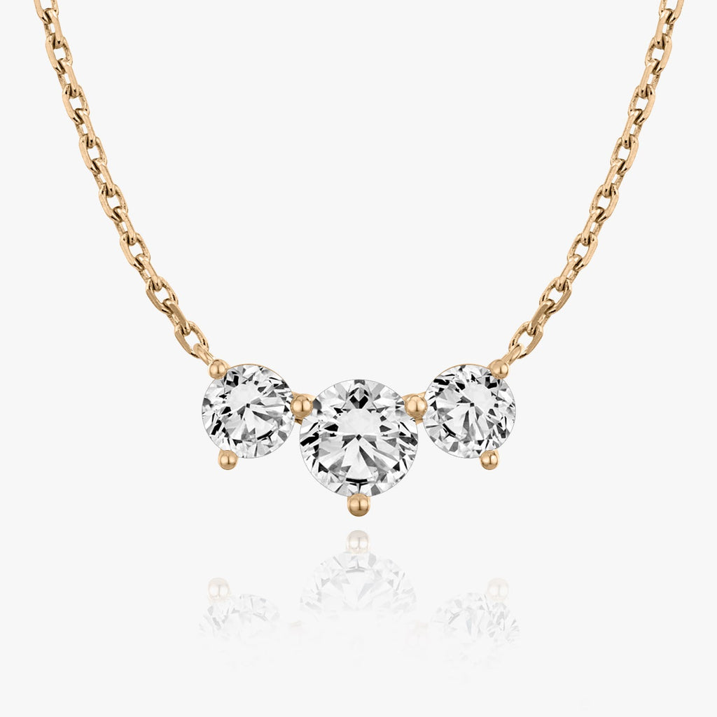 2.0 TC Round Lab Grown Diamond Necklace