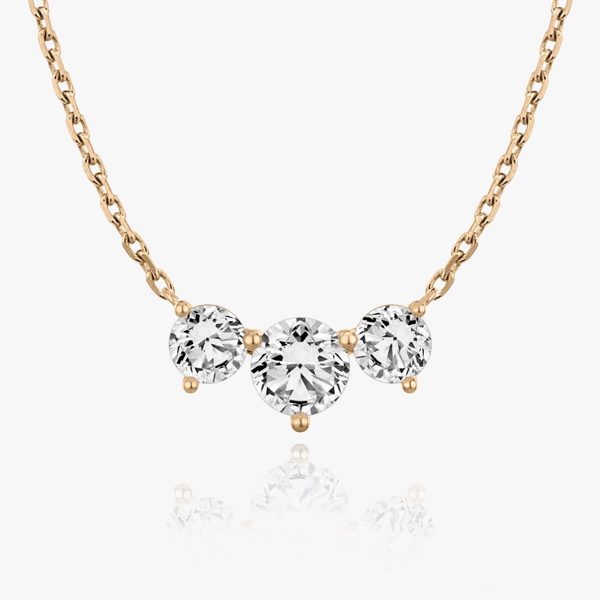 2.0 TC Round Lab Grown Diamond Necklace