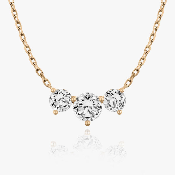 2.0 TC Round Lab Grown Diamond Necklace
