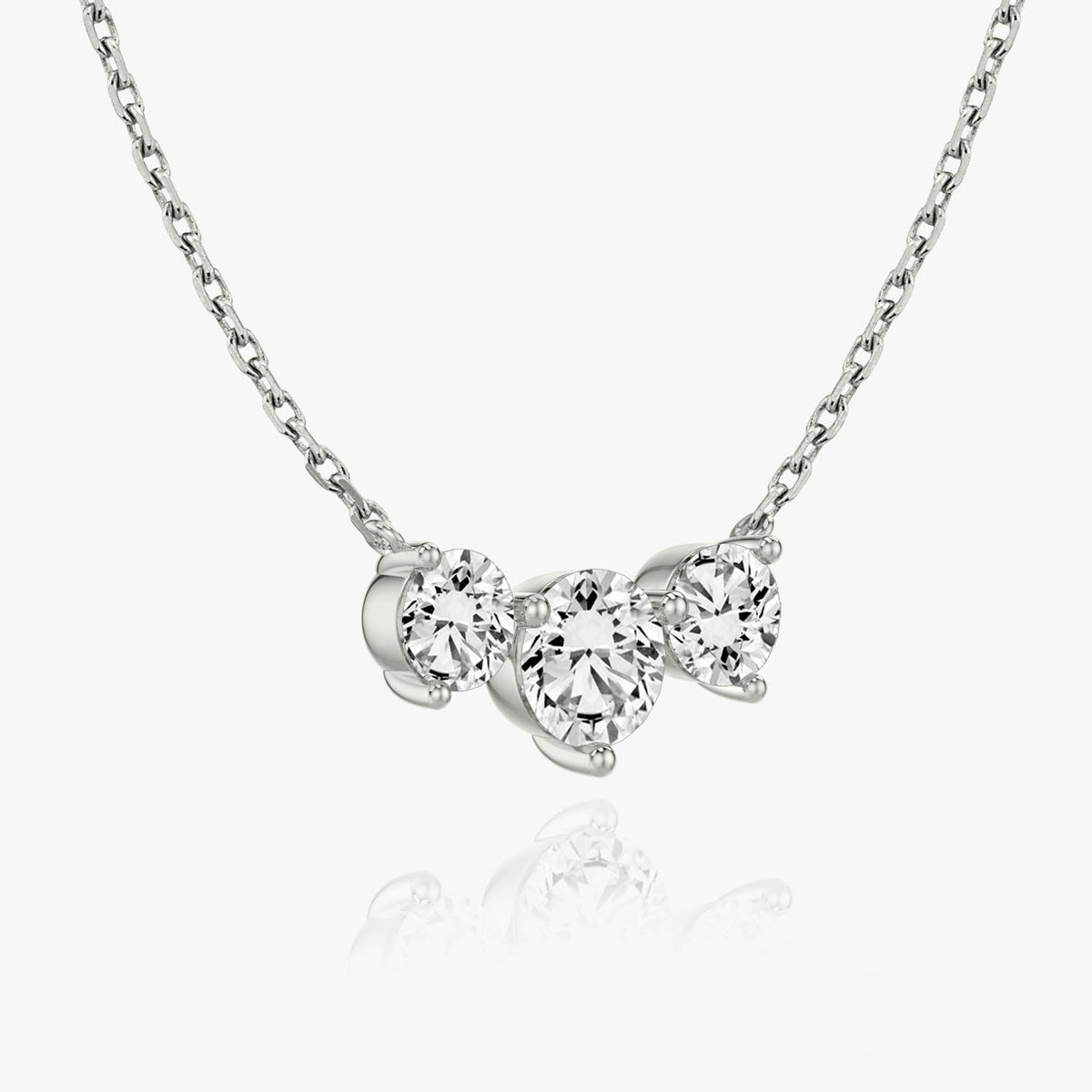 2.0 TC Round Lab Grown Diamond Necklace