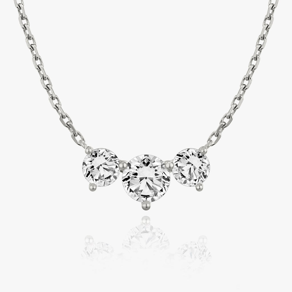 2.0 TC Round Lab Grown Diamond Necklace