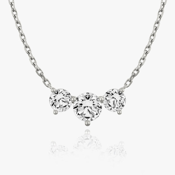 2.0 TC Round Lab Grown Diamond Necklace