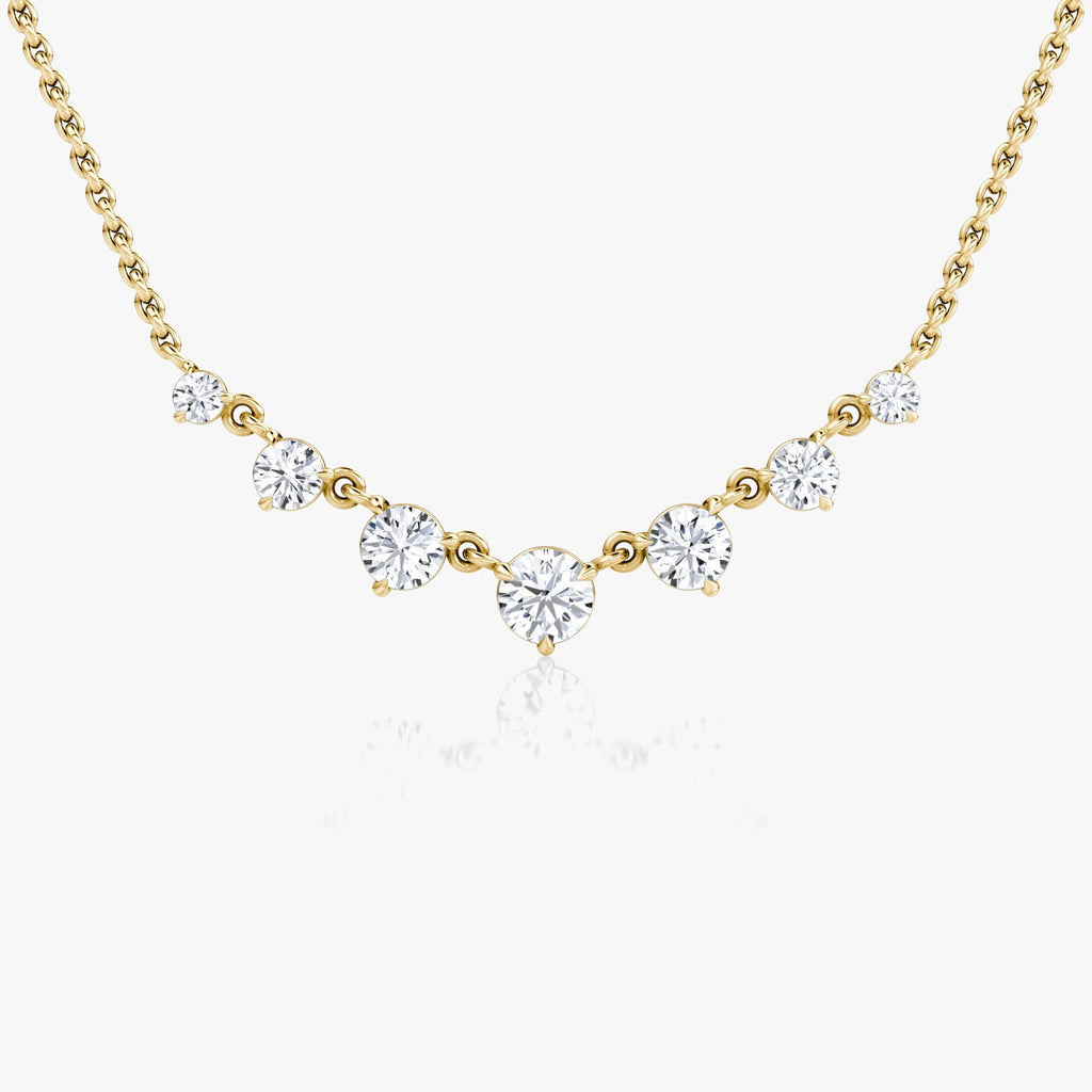 0.25 CT Round  Lab Grown Diamond Necklace