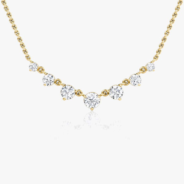 0.25 CT Round  Lab Grown Diamond Necklace
