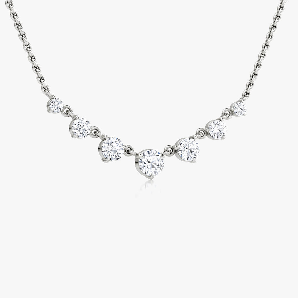 0.25 CT Round  Lab Grown Diamond Necklace