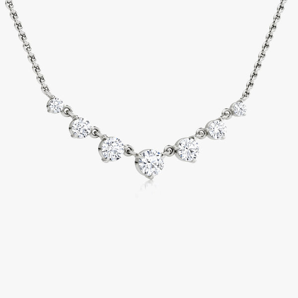 0.25 CT Round  Lab Grown Diamond Necklace