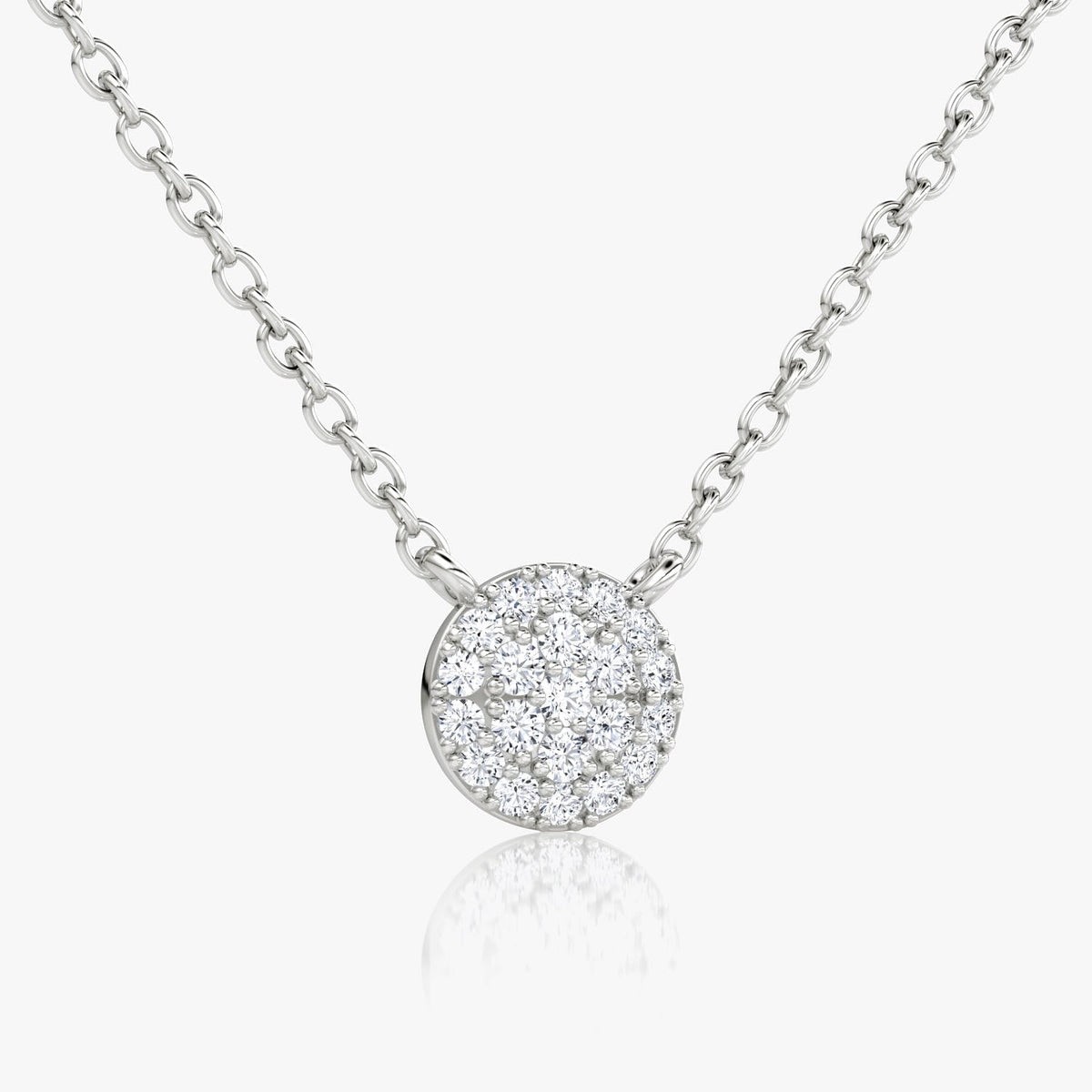 0.12 TCW Round Lab Grown Diamond Necklace 主图