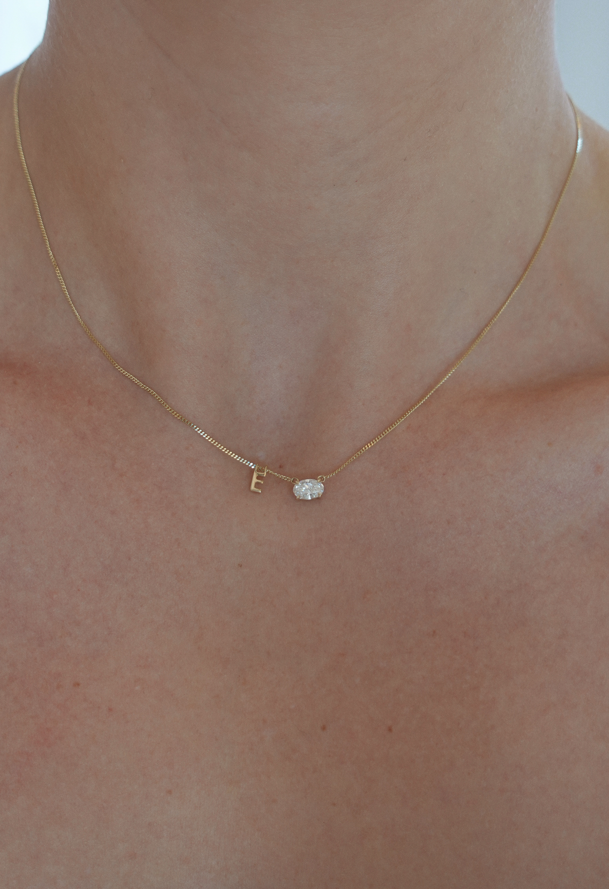 Floating Initial Pendant