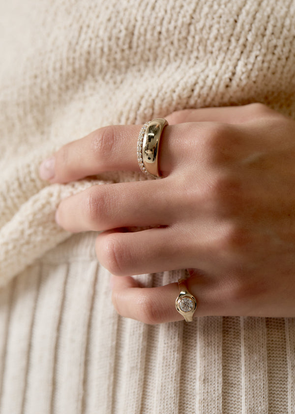 Solari Round Pinky Ring