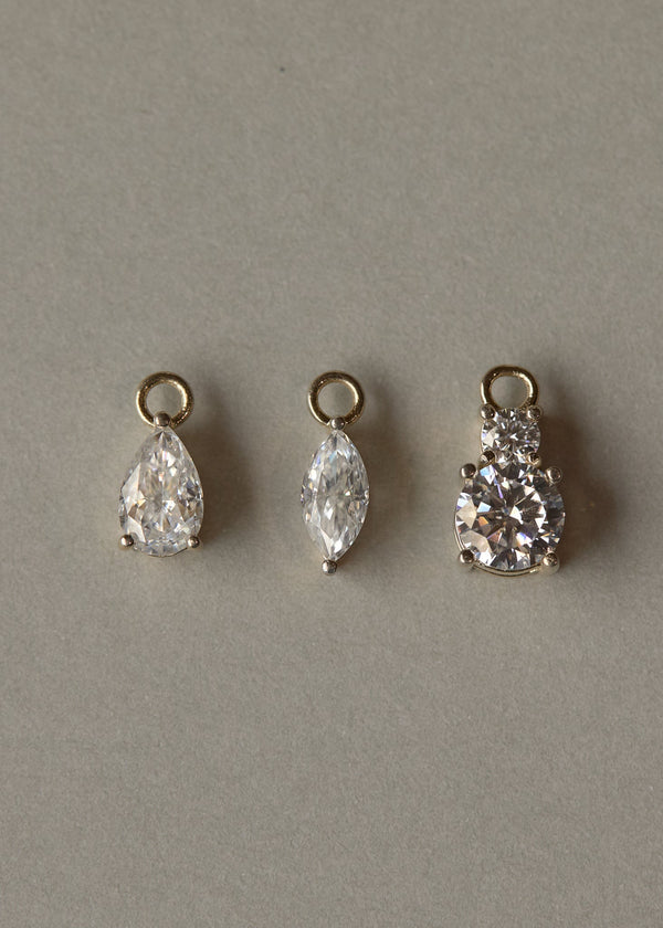Hoop Charm Earrings