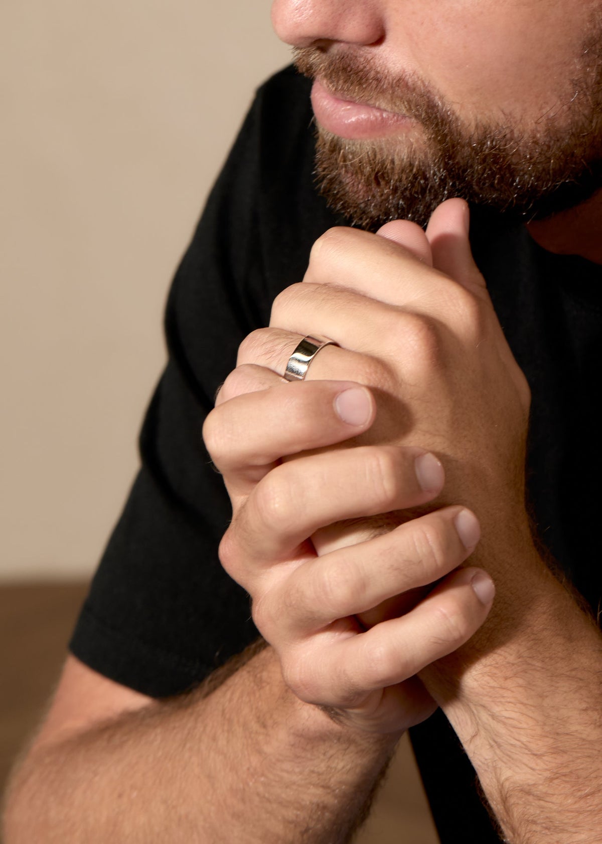 Men's Classic Square Ring
