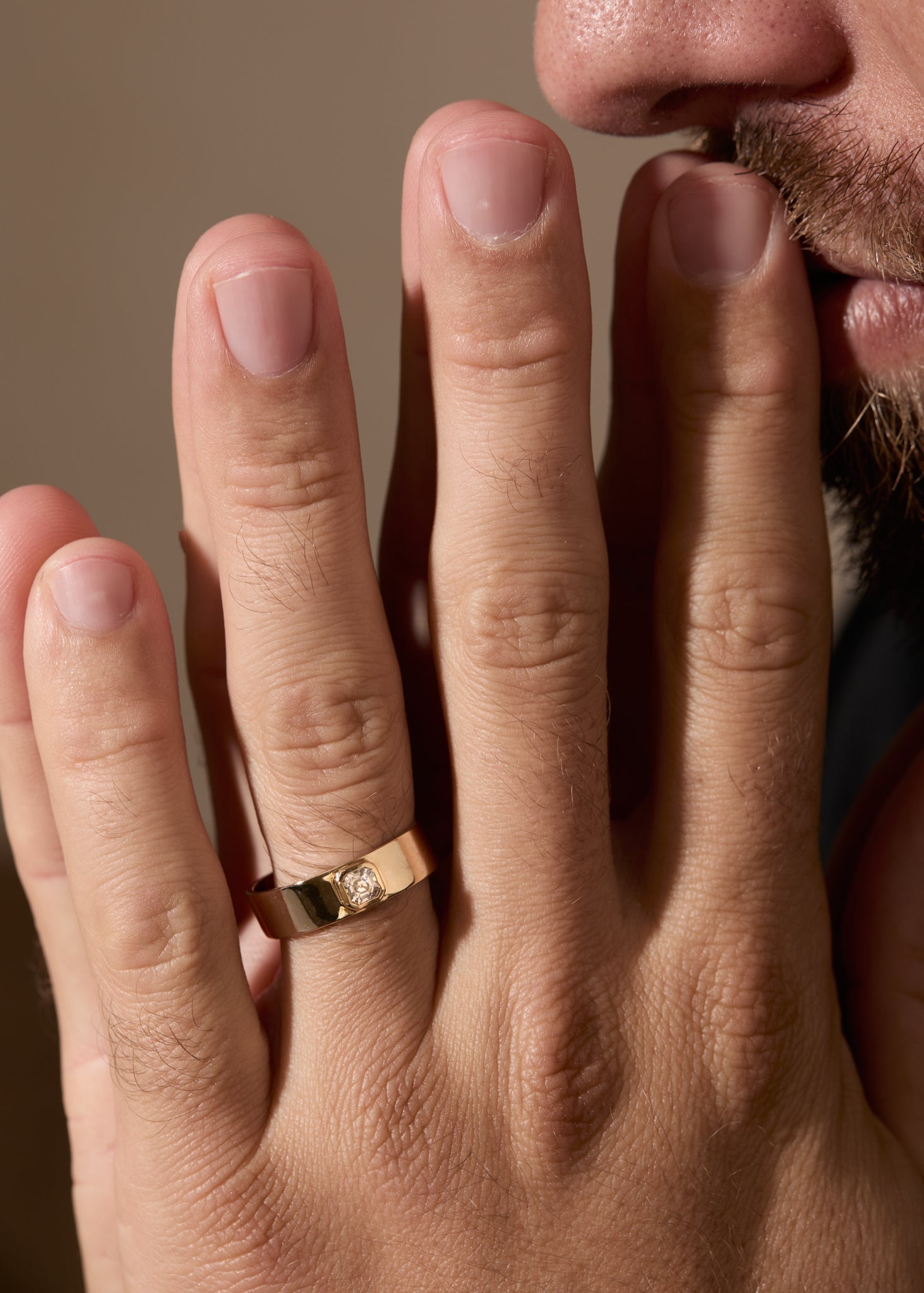 Men's Accent Ring Imagen secundaria del producto