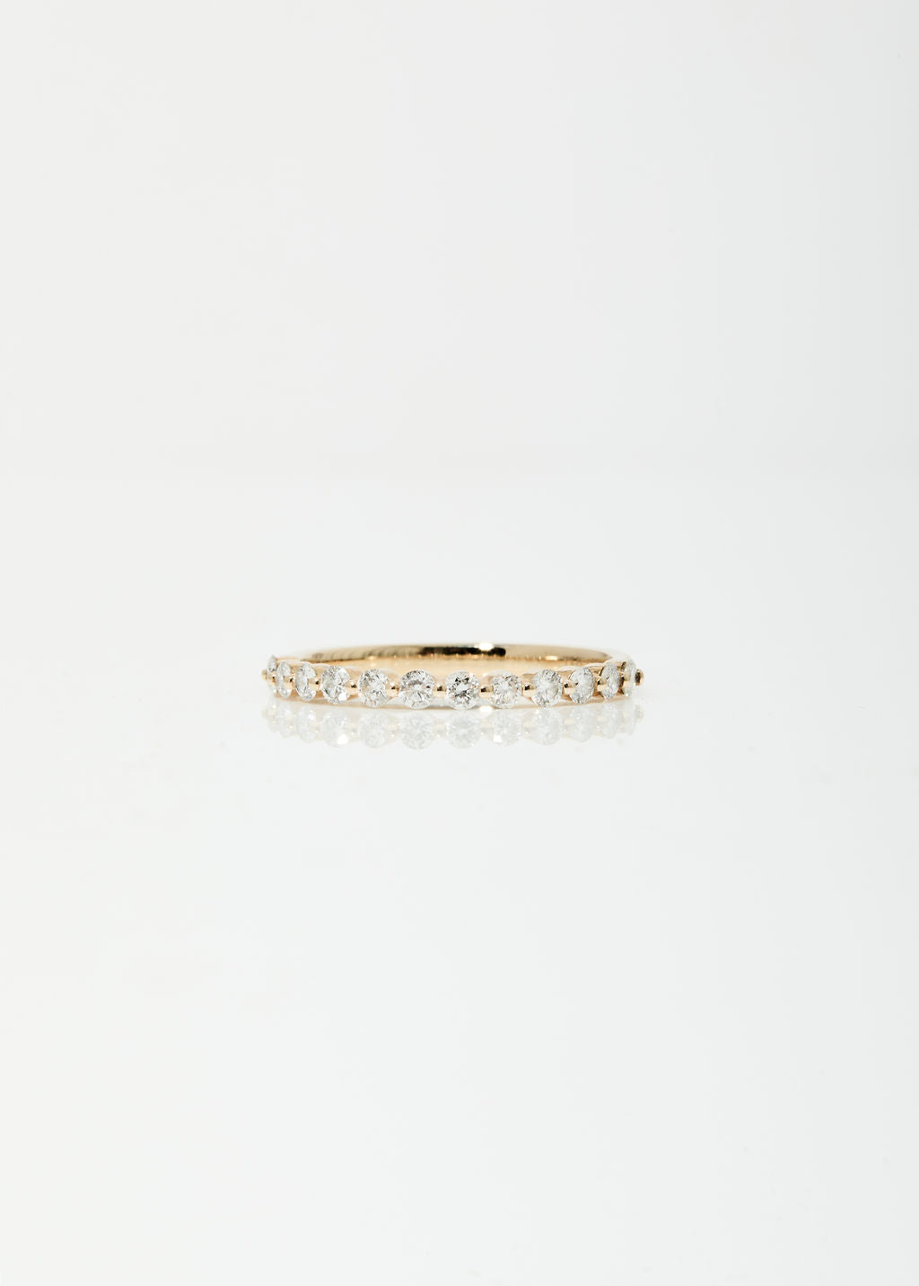 Round Accent Wedding Band