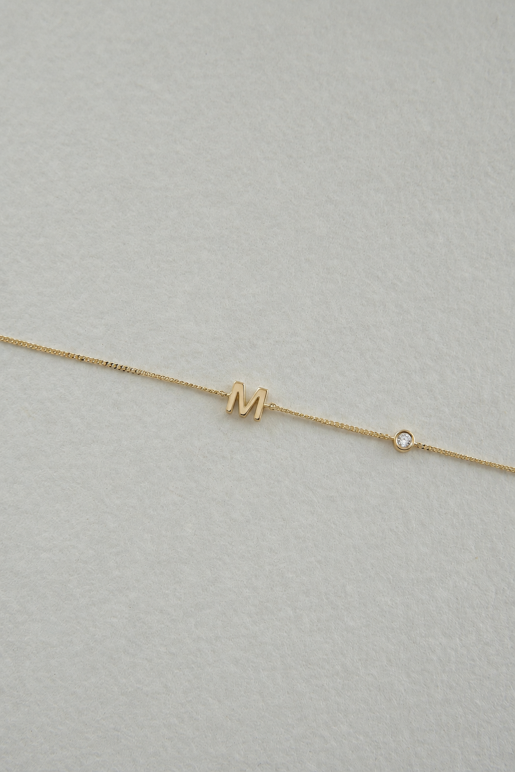 Initial Lab Diamond Bracelet