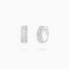 Platinum 950 & 18K White Gold Diamond Earrings	