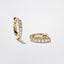 0.25 CT Round Lab Grown Diamond Huggies Earrings