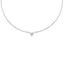 0.7 CT Heart Solitaire Lab Grown Diamond Necklace