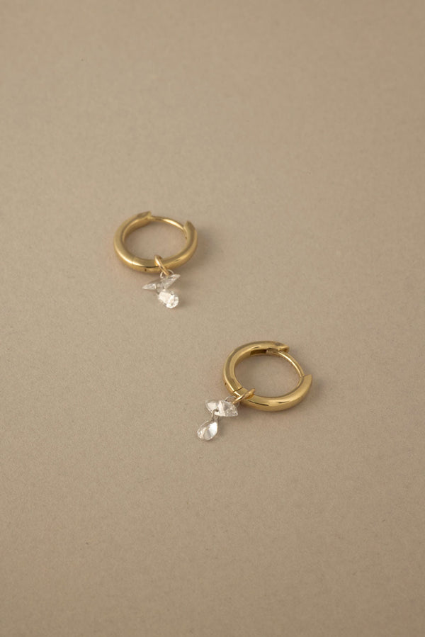 0.6 TCW Marquise and Pear Dangle Lab Grown Diamond