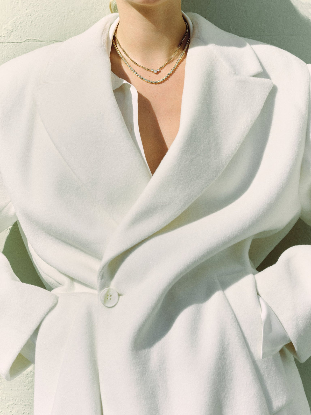 Lucia Bezel Tennis Necklace