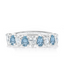 Petite Pear Half Band Gender Reveal Ring