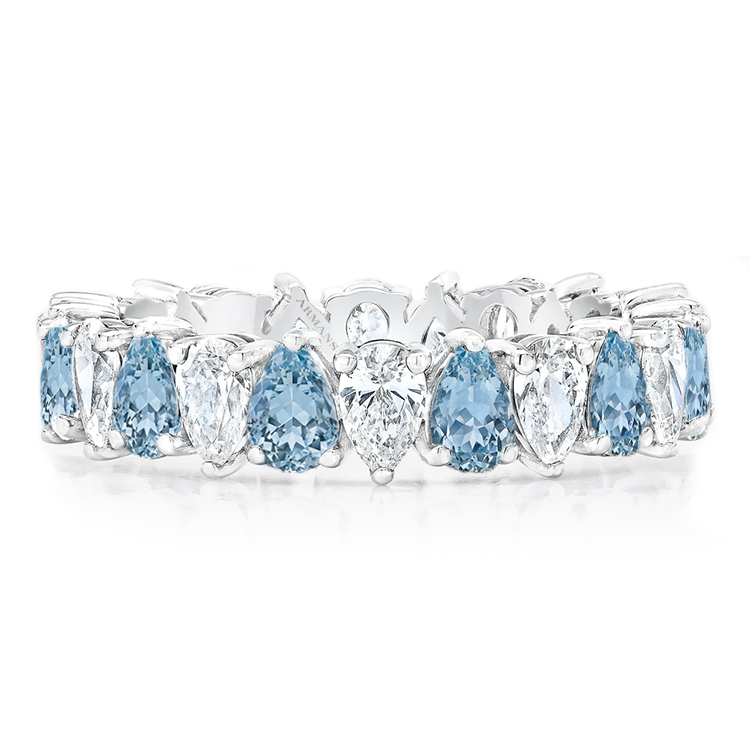 Petite Pear Gender Reveal Ring
