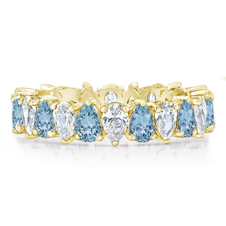 Petite Pear Gender Reveal Ring