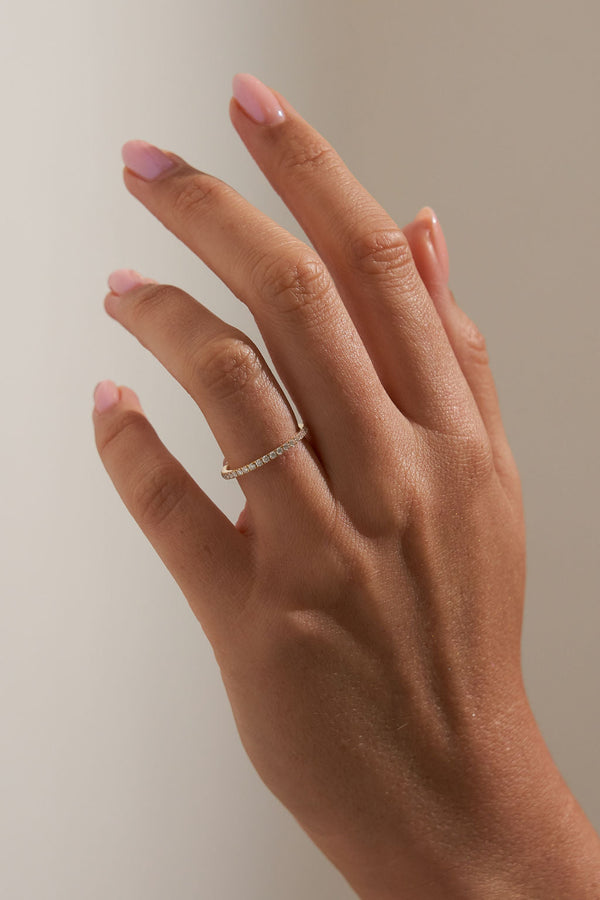 Pave Eternity Wedding Band