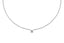 0.50 CT Round Solitaire Lab Grown Diamond Necklace