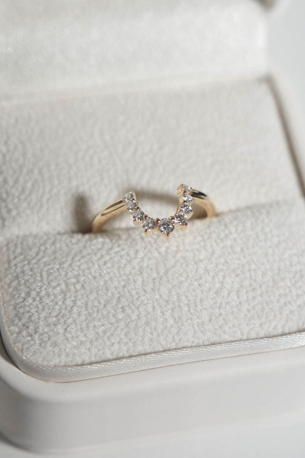 Crown Wedding Band