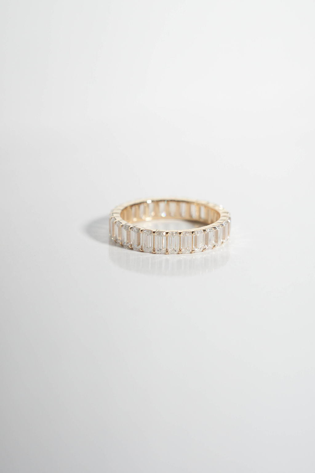 Large Baguette Wedding Band Imagen principal del producto