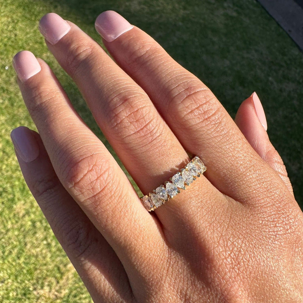 Petite Pear Gender Reveal Ring